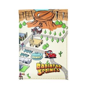 Cakeworthy Cars Radiator Springs Passport Holder